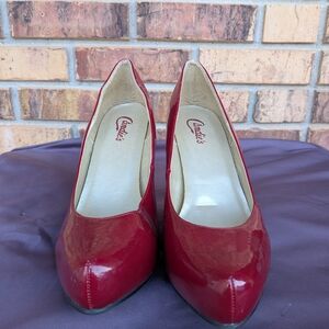 Candie's Red Heels Size 9.5